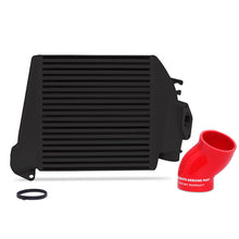 Carica l&#39;immagine nel visualizzatore di Gallery, Mishimoto 08-14 Subaru WRX Top-Mount Intercooler Kit - Powder Coated Black &amp; Red Hoses
