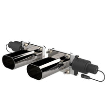Laden Sie das Bild in den Galerie-Viewer, QTP Bolt-On QTEC Dual Low Profile Oval Electric Cutout Valves - Pair