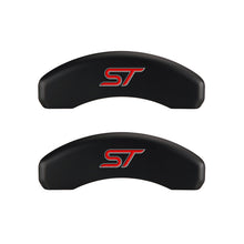 Charger l&#39;image dans la galerie, MGP 4 Caliper Covers Engraved Front &amp; Rear No bolts/ST Red finish silver ch