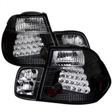 Laden Sie das Bild in den Galerie-Viewer, Spyder BMW E46 3-Series 99-01 4Dr LED Tail Lights Black ALT-YD-BE4699-4D-LED-BK