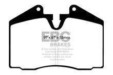 Carica l&#39;immagine nel visualizzatore di Gallery, EBC 89-95 Ferrari 348 3.4 Redstuff Front/Rear Brake Pads (Axle Set Only)