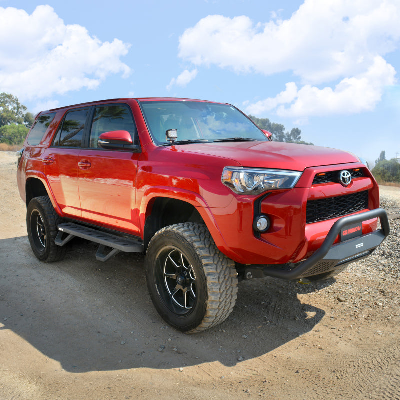 Go Rhino RB10 Running Boards - Bedliner - Complete Kit