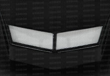 Carica l&#39;immagine nel visualizzatore di Gallery, Seibon 03-06 Hyundai Tiburon (GK27) VSII- Style Carbon Fiber Hood