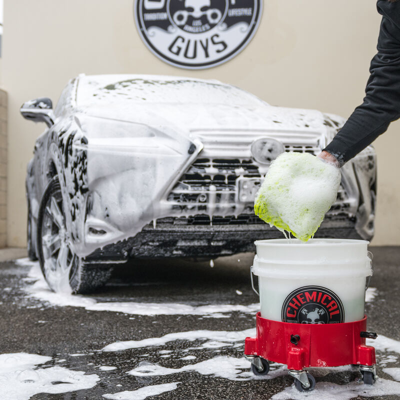 Chemical Guys Creeper Professional Bucket Dolly - Red - Single