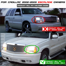 Laden Sie das Bild in den Galerie-Viewer, Spyder Cadillac Escalade 02-06 Projector Halogen Model- LED Halo DRL Smke PRO-YD-CE02-DRL-SM