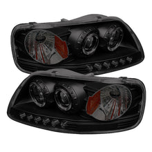Carica l&#39;immagine nel visualizzatore di Gallery, Spyder Ford F150 97-03 Projector - LED Halo Amber Reflctr LED Blk Smke PRO-YD-FF15097-1P-AM-BSM