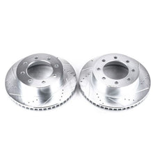 Carica l&#39;immagine nel visualizzatore di Gallery, Power Stop 06-08 Dodge Ram 1500 Front Evolution Drilled &amp; Slotted Rotors - Pair