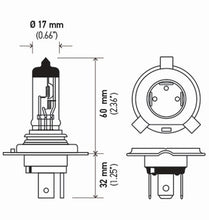 गैलरी व्यूवर में इमेज लोड करें, Hella Bulb H4 12V 60/55W P43T T4625 +50 (2)