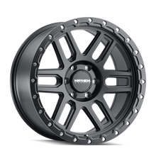 Cargar imagen en el visor de la galería, Mayhem 8304 Delta 20x9 / 8x165.1 BP / -12mm Offset / 125.2mm Hub Matte Black Wheel