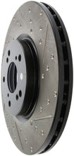 Laden Sie das Bild in den Galerie-Viewer, StopTech 04-08 Accura TL (Brembo Caliber) SportStop Slotted &amp; Drilled Left Front Rotor