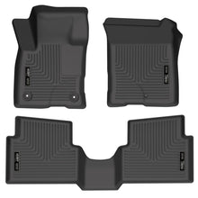 गैलरी व्यूवर में इमेज लोड करें, Husky Liners 2022 Ford Maverick(No Fit Hybrid) Weatherbeater Front &amp; 2nd Seat Floor Liners - Black