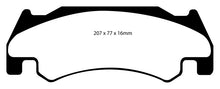 गैलरी व्यूवर में इमेज लोड करें, EBC 05-06 Dodge Ram SRT-10 8.3 Yellowstuff Front Brake Pads