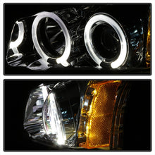 Laden Sie das Bild in den Galerie-Viewer, Spyder Chevy Silverado 1500 03-06 Projector Headlights LED Halo LED Ambr Reflctr Ch PRO-YD-CS03-AM-C