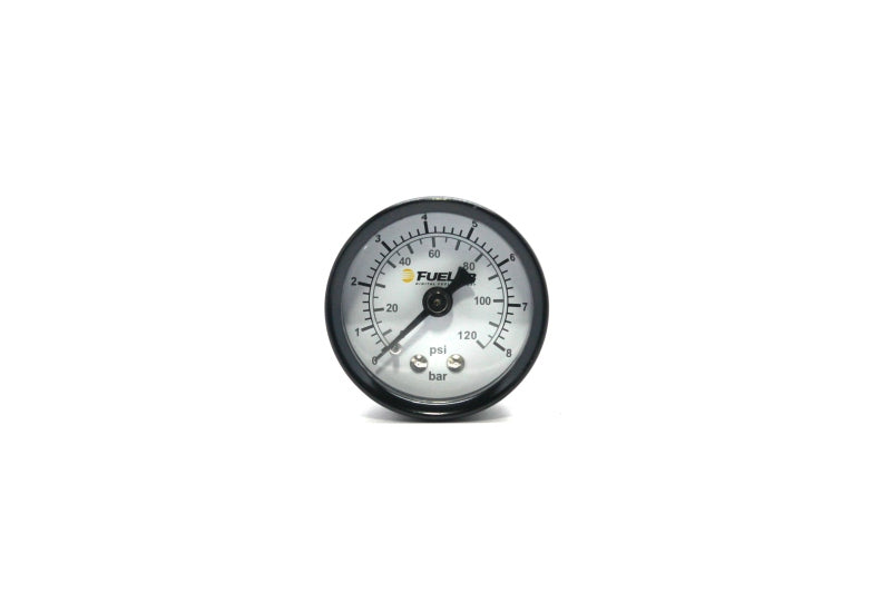 Fuelab 1.5in Fuel Pressure Gauge - EFI - Range 0-120 PSI (Dual Bar/PSI Scale) - 2to4wheels