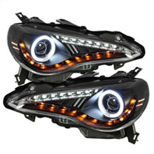 गैलरी व्यूवर में इमेज लोड करें, Spyder Scion FRS 12-14 Projector Headlights CCFL Halo DRL LED Black PRO-YD-SFRS12-CCFL-BK