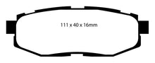 गैलरी व्यूवर में इमेज लोड करें, EBC 12+ Scion FR-S 2 Yellowstuff Rear Brake Pads