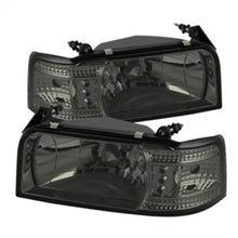 Cargar imagen en el visor de la galería, Spyder Ford F150 92-96/Ford Bronco 92-96 1PC LED ( LEDs)Crystal Headlights Smke HD-YD-FB92-1PC-SM