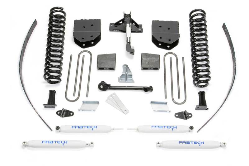 Fabtech 08-16 Ford F250 4WD w/Overload 8in Basic System w/Perf. Shocks