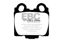 EBC 98-05 Lexus GS300 3.0 Greenstuff Rear Brake Pads
