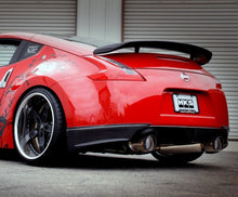 Carica l&#39;immagine nel visualizzatore di Gallery, HKS 09+ 370z Dual Hi-Power Titanium Tip Catback Exhaust (requires removal of emissions canister shie