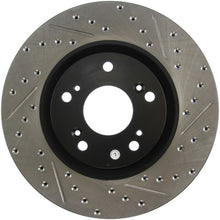 गैलरी व्यूवर में इमेज लोड करें, StopTech 02-06 Acura RSX Type S / 06-09 Honda Civic Si Slotted &amp; Drilled Left Front Rotor