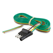 Load image into Gallery viewer, Curt 4-Way Flat Connector Plug w/48in Wires (Trailer Side Packaged)