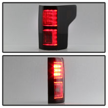 Carica l&#39;immagine nel visualizzatore di Gallery, Spyder Ford F150 2015-2017 Light Bar LED Tail Lights - Black Smoke ALT-YD-FF15015-LBLED-BSM