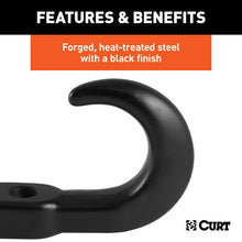 Carica l&#39;immagine nel visualizzatore di Gallery, Curt Tow Hook (10000lbs Black)