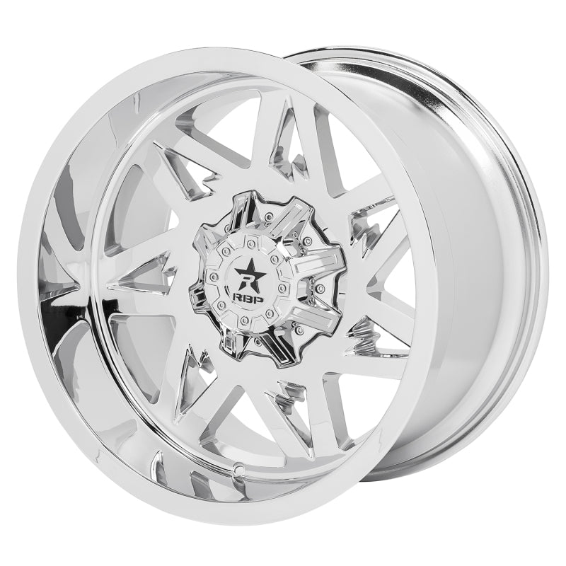 RBP 71R Avenger 20x10 8x165.1 BP / 4.5 BS -25mm Offset 121.3mm CB (Hub Centric) Chrome Wheel