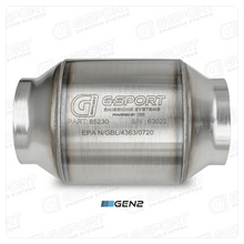 Laden Sie das Bild in den Galerie-Viewer, GESI G-Sport 400 CPSI GEN 2 EPA Approved 3.0in Inlet/Outlet Catalytic Converter (500-850HP)