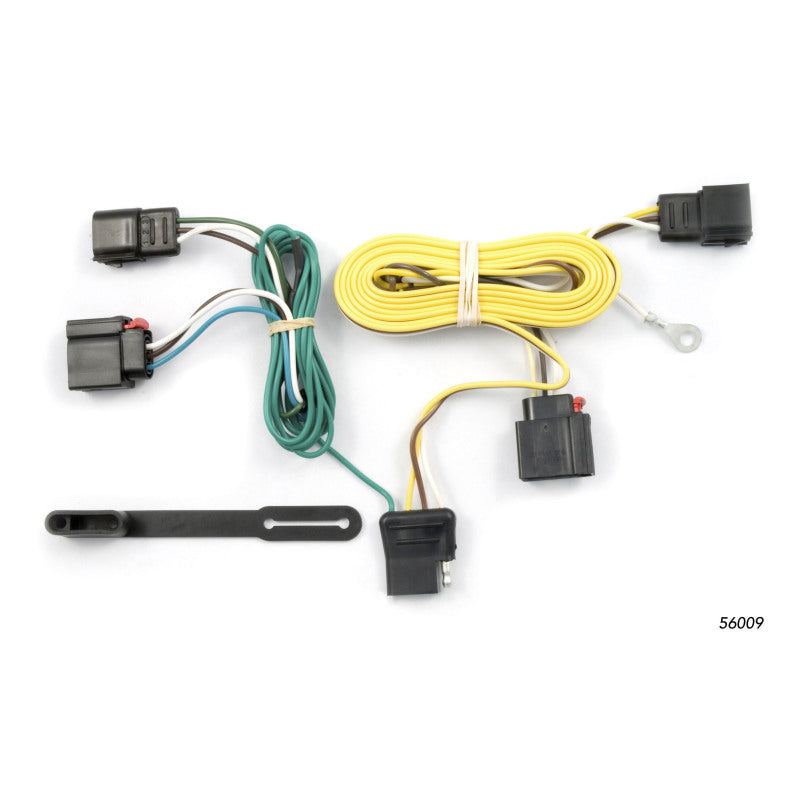 Curt 07-13 Jeep Grand Cherokee Custom Wiring Harness (4-Way Flat Output)