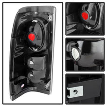 Carica l&#39;immagine nel visualizzatore di Gallery, Spyder Chevy Silverado 1500 99-02 (Not Fit Stepside) Euro Style Tail Lights Blk Smke ALT-YD-CS99-BSM