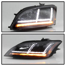 Carica l&#39;immagine nel visualizzatore di Gallery, Spyder 08-15 Audi TT (HID Model Only) Projector Headlights - Sequential Signal - Black