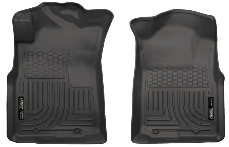 Husky Liners 05-15 Toyota Tacoma Crew/Extended/Standard Cab WeatherBeater Front Black Floor Liners - 2to4wheels