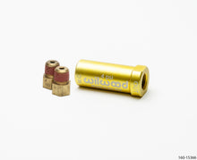 गैलरी व्यूवर में इमेज लोड करें, Wilwood Residual Pressure Valve - New Style w/ Fittings - 4 PSI / Gold
