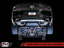 Charger l&#39;image dans la galerie, AWE Tuning S197 Mustang GT Axle-back Exhaust - Touring Edition (Chrome Silver Tips)