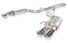 Carica l'immagine nel visualizzatore di Gallery, Stainless Works 2018+ Ford Mustang GT 3in Legend Series Catback H-Pipe w/Active Valves &amp; Quad Tips