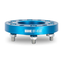 Carica l&#39;immagine nel visualizzatore di Gallery, Mishimoto Borne Off-Road Wheel Spacers - 6x139.7 - 78.1 - 25mm - M14x1.5 - Blue