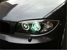 Laden Sie das Bild in den Galerie-Viewer, Spyder BMW E87 1-Series 08-11 Projector Headlights LED Halo Black High H1 Low H7 PRO-YD-BMWE87-HL-BK