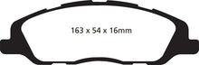 गैलरी व्यूवर में इमेज लोड करें, EBC 13-14 Ford Mustang 3.7 (A/T+Performance Pkg) Yellowstuff Front Brake Pads