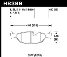 Charger l'image dans la galerie, Hawk BMW Motorsport 16mm Thick DTC-60 Rear Race Brake Pads