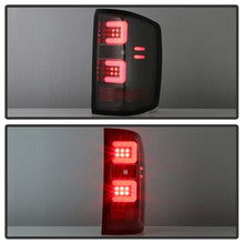 Laden Sie das Bild in den Galerie-Viewer, Spyder Chevy 1500 14-16 Light Bar LED Tail Lights All Blk ALT-YD-CS14-LBLED-BKV2