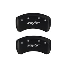 Laden Sie das Bild in den Galerie-Viewer, MGP 4 Caliper Covers Engraved Front &amp; Rear RT1-Truck Red finish silver ch