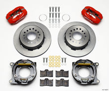 गैलरी व्यूवर में इमेज लोड करें, Wilwood Forged Dynalite P/S Park Brake Kit Red Impala 59-64 / Corvette 57-62
