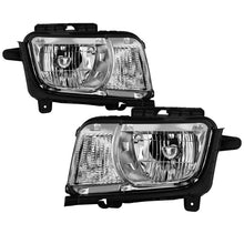 Laden Sie das Bild in den Galerie-Viewer, xTune 10-13 Chevrolet Camaro OEM Style Halogen Headlights - Chrome (HD-JH-CCAM10-OE-C)