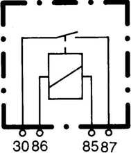 Carica l&#39;immagine nel visualizzatore di Gallery, Hella Relay Mini Iso 4 Pole 12V Spst