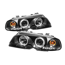 Carica l&#39;immagine nel visualizzatore di Gallery, Spyder BMW E46 3-Series 00-03 2DR 1PC Projector Headlights LED Halo LED Blk PRO-YD-BMWE46-2D-HL-BK