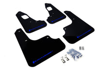 Cargar imagen en el visor de la galería, Rally Armor 2008+ Mitsubishi EVO X UR Black Mud Flap w/ Blue Logo