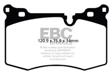Charger l&#39;image dans la galerie, EBC 09-14 Mini Hardtop 1.6 Turbo J.C Works Redstuff Front Brake Pads