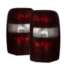 Carica l&#39;immagine nel visualizzatore di Gallery, Xtune GMC Yukon 00-06 OEM Style Tail Lights w/ Black Rim Red Smoked ALT-JH-CSUB00-OE-RSM